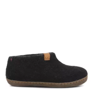 Green Comfort Green Comfort Uniseks Lage wollen Pantoffel Zwart