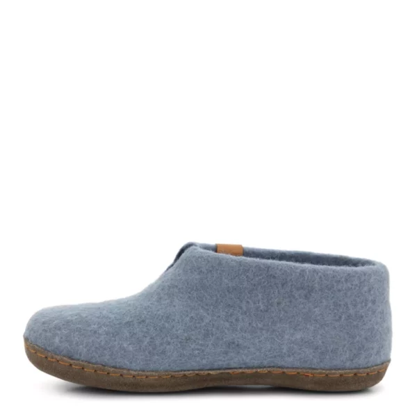 Green Comfort Green Comfort Uniseks Lage wollen Pantoffel Licht Blauw