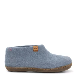 Green Comfort Green Comfort Uniseks Lage wollen Pantoffel Licht Blauw