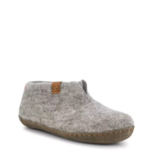 Green Comfort Green Comfort Uniseks Lage wollen Pantoffel Licht Grijs