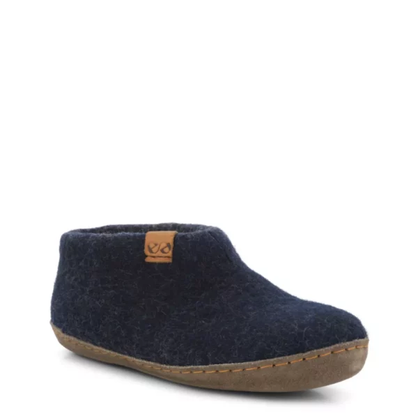 Green Comfort Green Comfort Uniseks Lage wollen Pantoffel Blauw