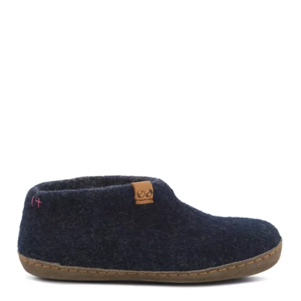 Green Comfort Green Comfort Uniseks Lage wollen Pantoffel Blauw