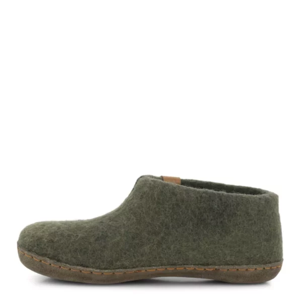 Green Comfort Green Comfort Uniseks Lage wollen Pantoffel Groen