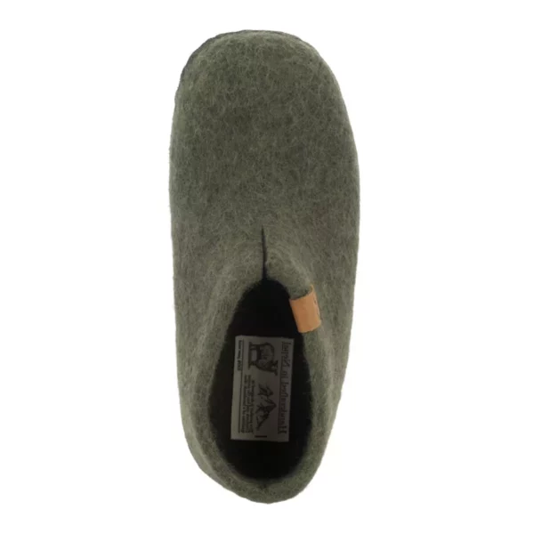 Green Comfort Green Comfort Uniseks Lage wollen Pantoffel Groen