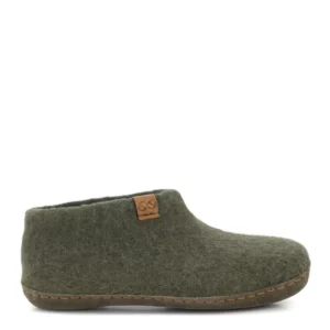 Green Comfort Green Comfort Uniseks Lage wollen Pantoffel Groen