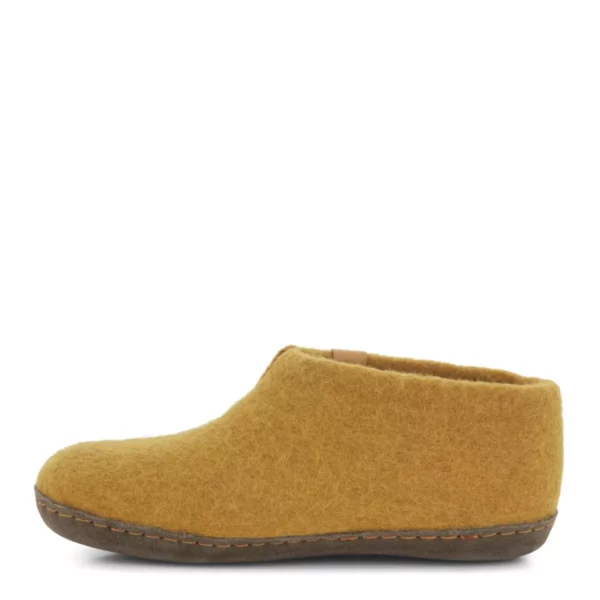 Green Comfort Green Comfort Uniseks Lage wollen Pantoffel Geel