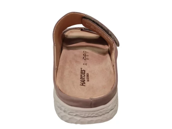 Hartjes Hartjes Nubuck Beige Dames Slippers