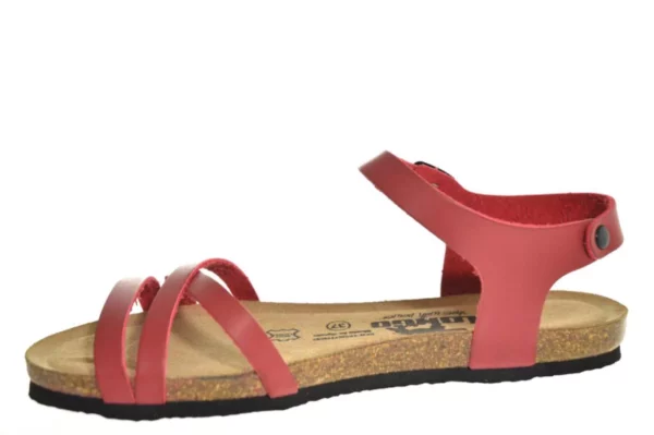 Longo Longo Cognac Leren Dames Sandalen