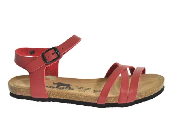 Longo Longo Cognac Leren Dames Sandalen