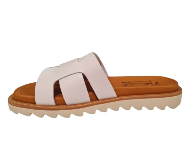 Natural Sense Natural Sense Witte Dames Slippers