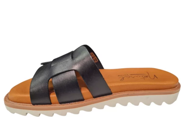 Natural Sense Natural Sense Zwarte Dames Slippers