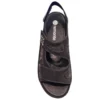 Remonte Remonte Zwarte Nubuck Dames Sandalen