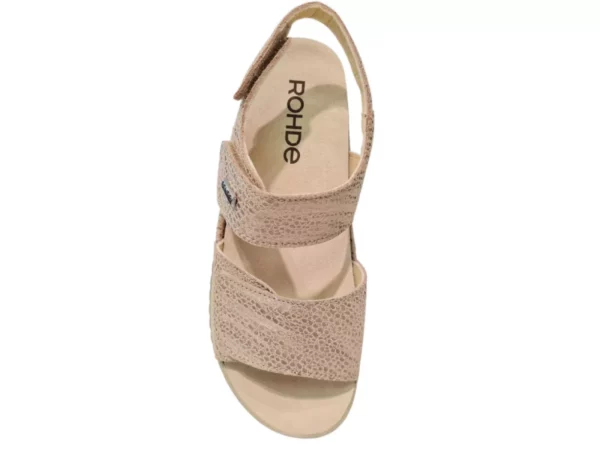 Rohde Rohde Beige leren Dames Sandalen