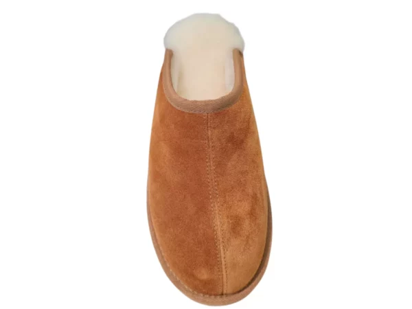 Fellhof Fellhof Primo 3227 Cognac Suede Open Heren Pantoffels