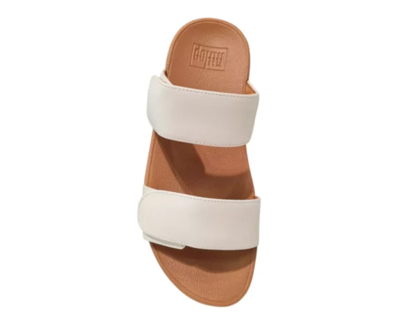 Fit Flop Fit Flop Lulu Adjustable Slide Witte Dames Slippers