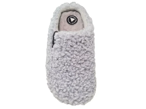 Verbenas Verbenas York Curly Grijs Open Dames Pantoffels