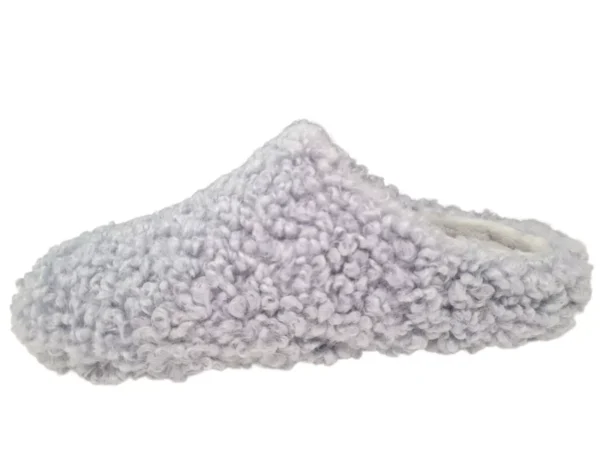 Verbenas Verbenas York Curly Grijs Open Dames Pantoffels