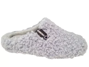 Verbenas Verbenas York Curly Grijs Open Dames Pantoffels