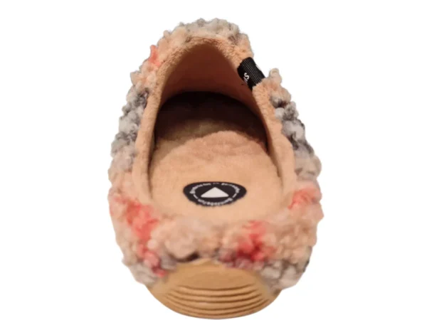 Verbenas Verbenas York Plaid Borrego Beige Multi Open Dames Pantoffels