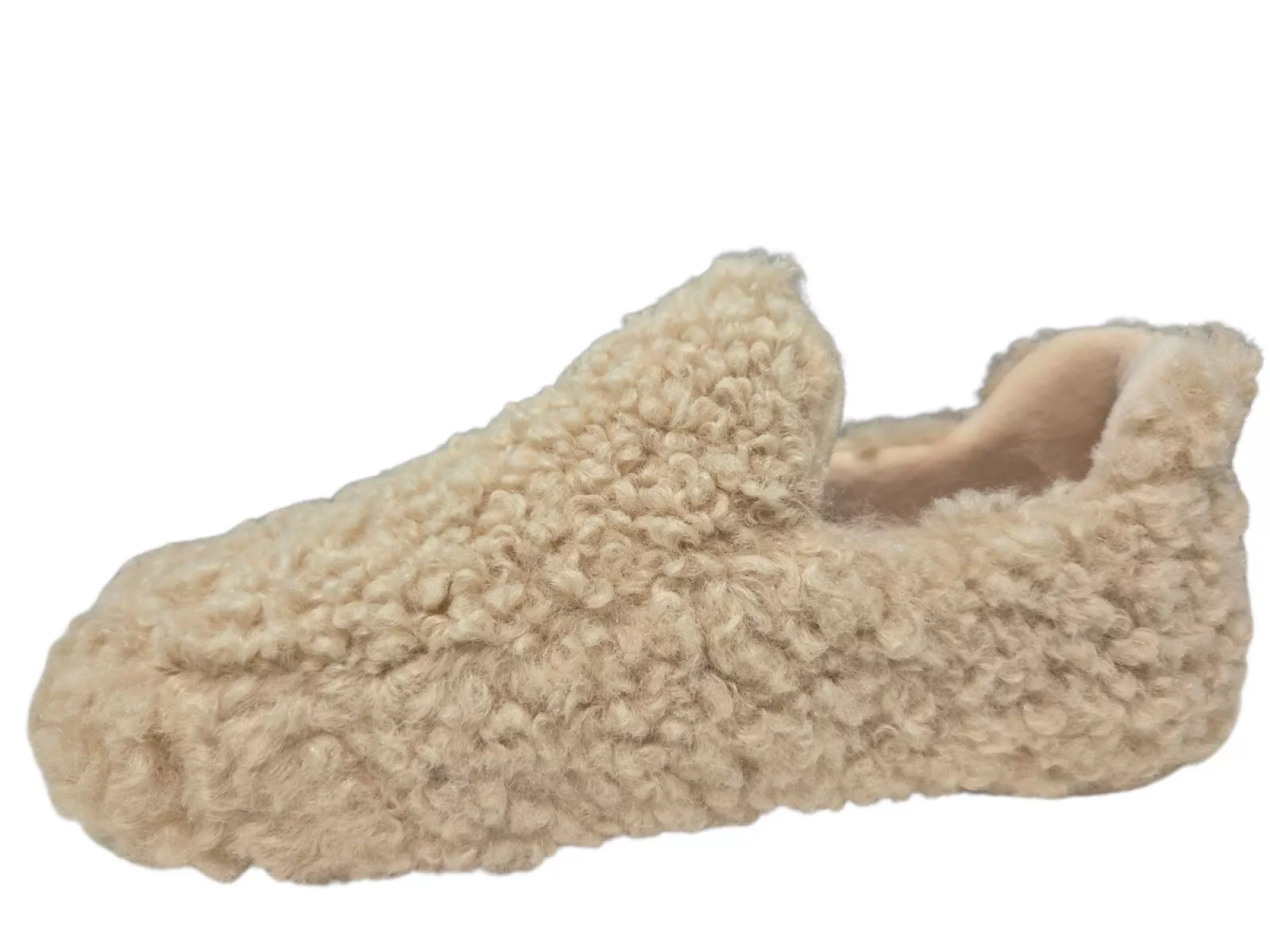 Verbenas Verbenas Yuk Curly Beige Gesloten Dames Pantoffels