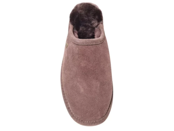 Warmbat Warmbat Classic unisex Suede Choco Open Pantoffels