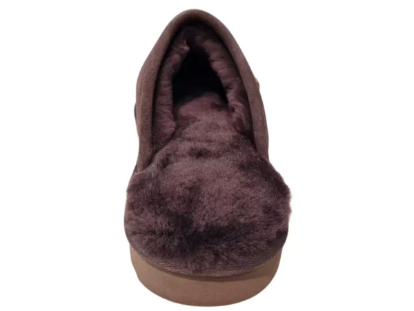 Warmbat Warmbat Classic unisex Suede Choco Open Pantoffels
