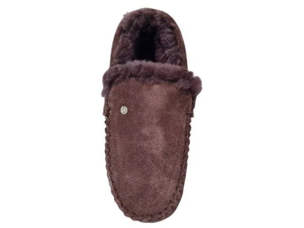 Warmbat Warmbat Grizzly Men Suede Choco Gesloten Pantoffels