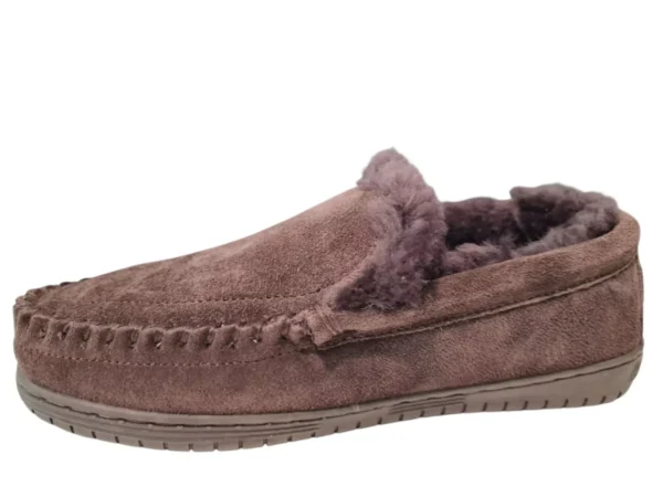 Warmbat Warmbat Grizzly Men Suede Choco Gesloten Pantoffels
