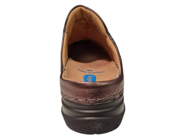 Wolky Wolky Brons Metallic Leren Dames Klompjes Gezondheidszorg