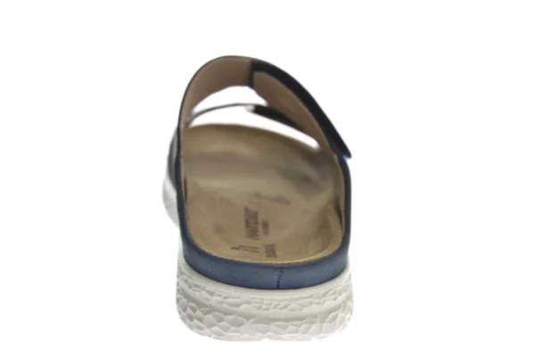 Hartjes Hartjes 122.1221/20 48.00 H Nubuck Blauwe Hartjes Slippers Breedtemaat H