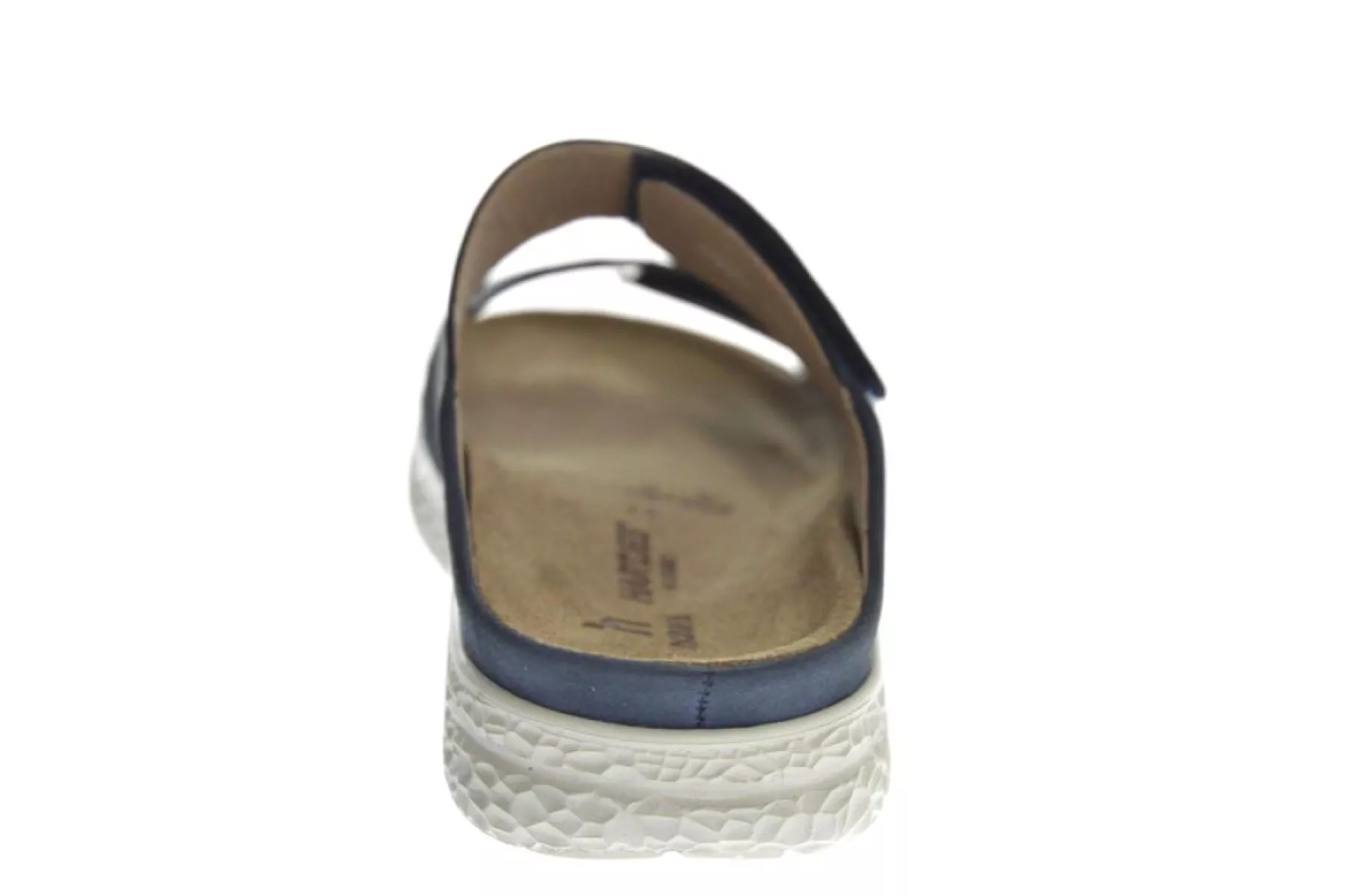 Hartjes Hartjes 122.1221/20 48.00 H Nubuck Blauwe Hartjes Slippers Breedtemaat H