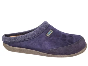 Q Fit Q Fit Bern 1 Blauwe Suede Open Pantoffels Heren