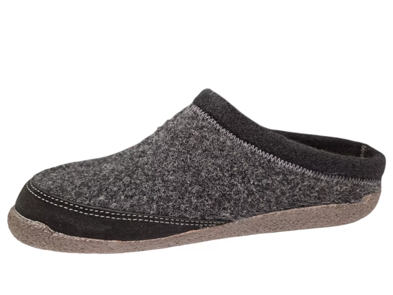 Q Fit Q Fit Bern 1 Zwarte Suede Open Heren Pantoffels
