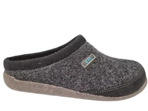 Q Fit Q Fit Bern 1 Zwarte Suede Open Heren Pantoffels