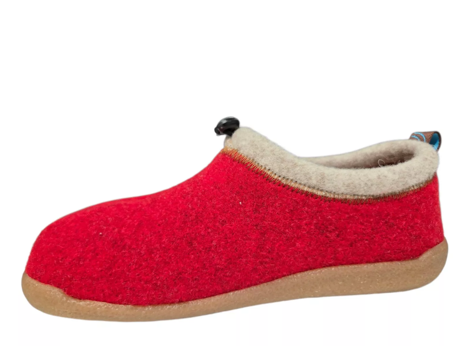 Q Fit Q Fit Bern 3 Rode Vilten Gesloten Dames Pantoffels