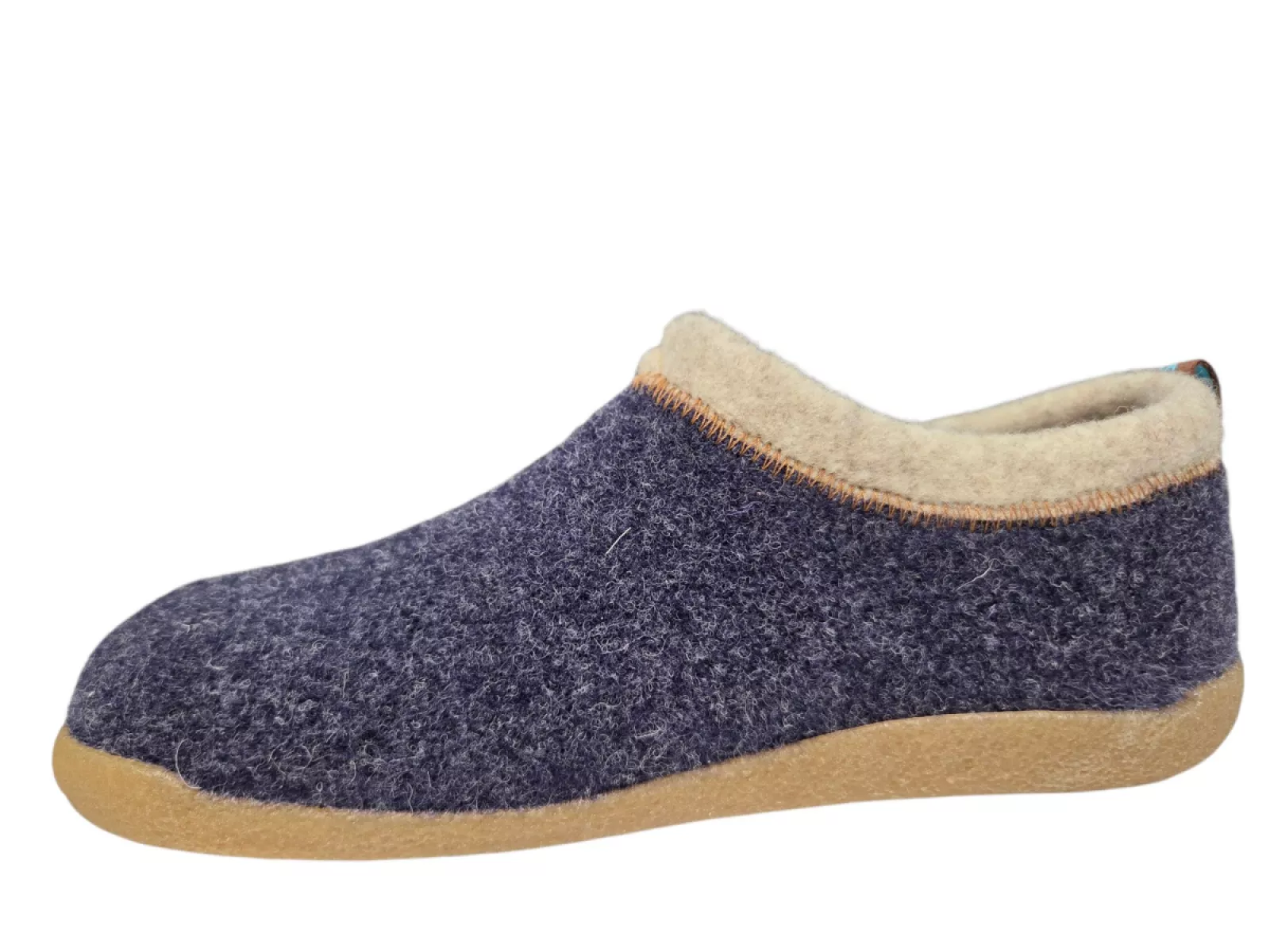 Q Fit Q Fit Bern 3 Blauwe Vilten Gesloten Dames Pantoffels