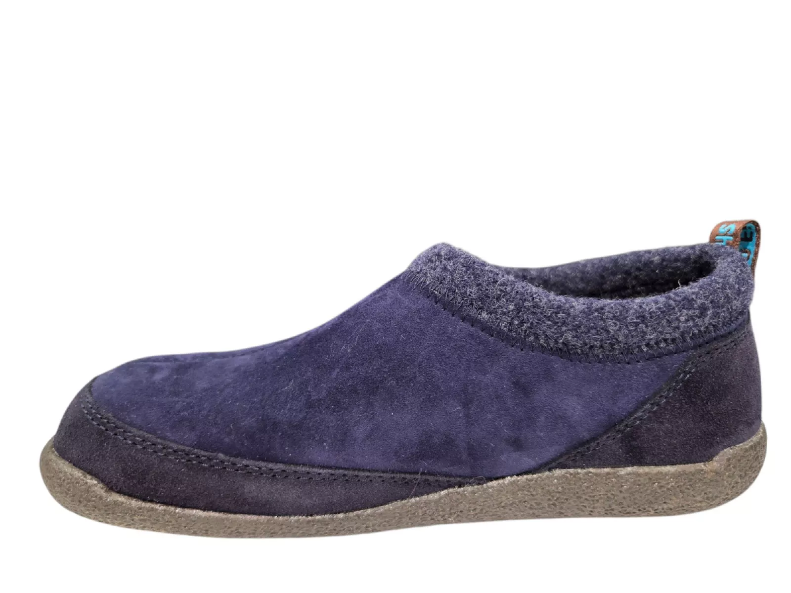 Q Fit Q Fit Bern 4 Blauwe Nubuck Gesloten Heren Pantoffels