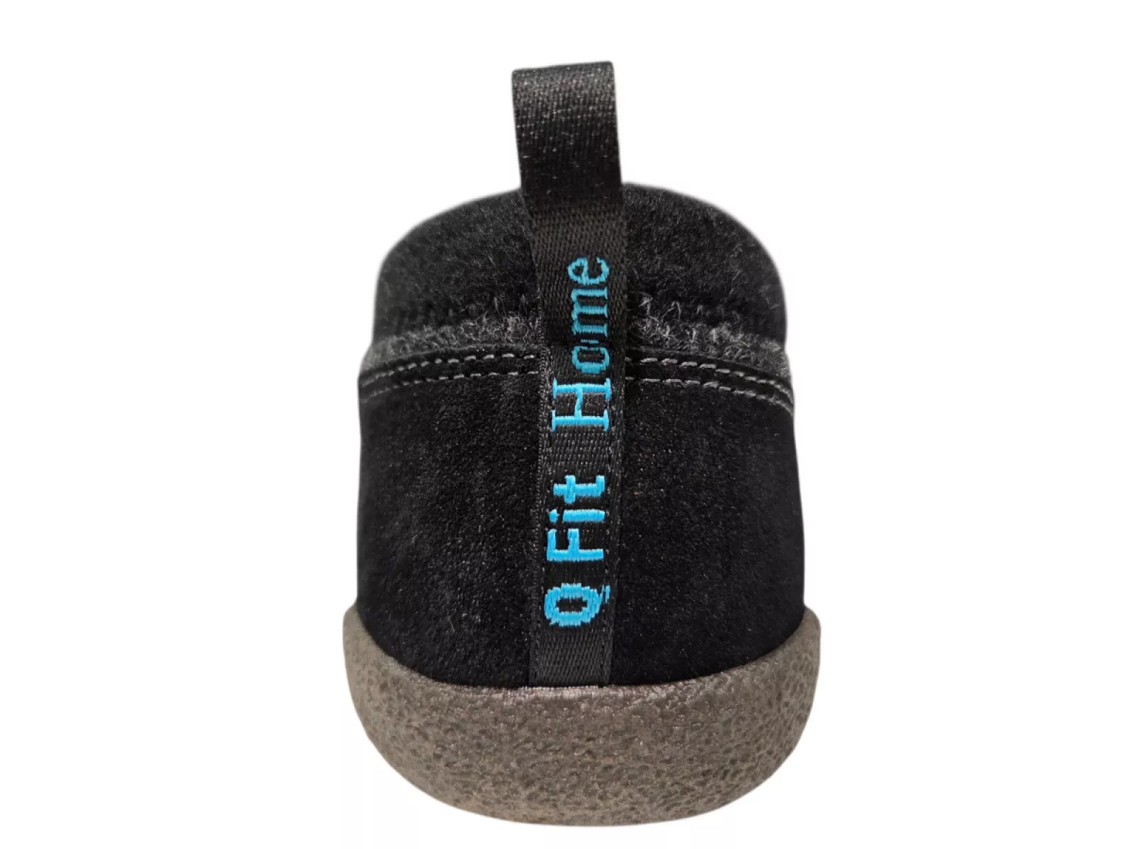 Q Fit Q Fit Bern 4 Grijze Vilten Gesloten Heren Pantoffels