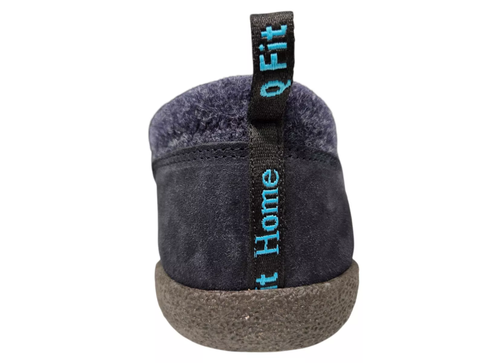 Q Fit Q Fit Bern 4 Blauwe Vilten Heren Pantoffels