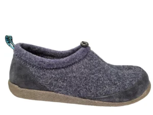 Q Fit Q Fit Bern 4 Blauwe Vilten Heren Pantoffels