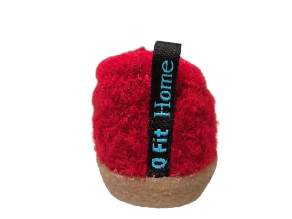 Q Fit Q Fit Cato Rode Wollen Gesloten Dames Pantoffels