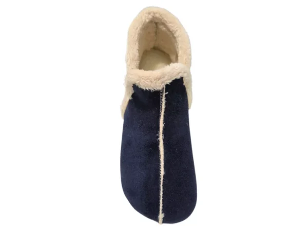 Q Fit Q Fit Granada Suede Blauwe Gesloten Dames Pantoffels