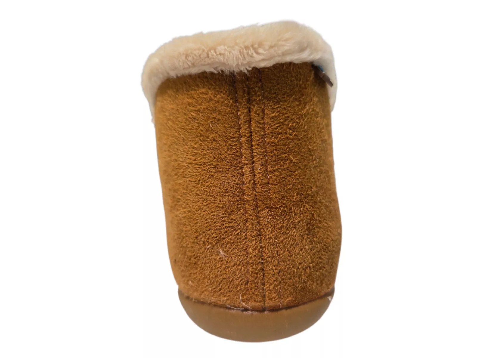 Q Fit Q Fit Granada Suede Cognac Suede Gesloten Dames Pantoffels