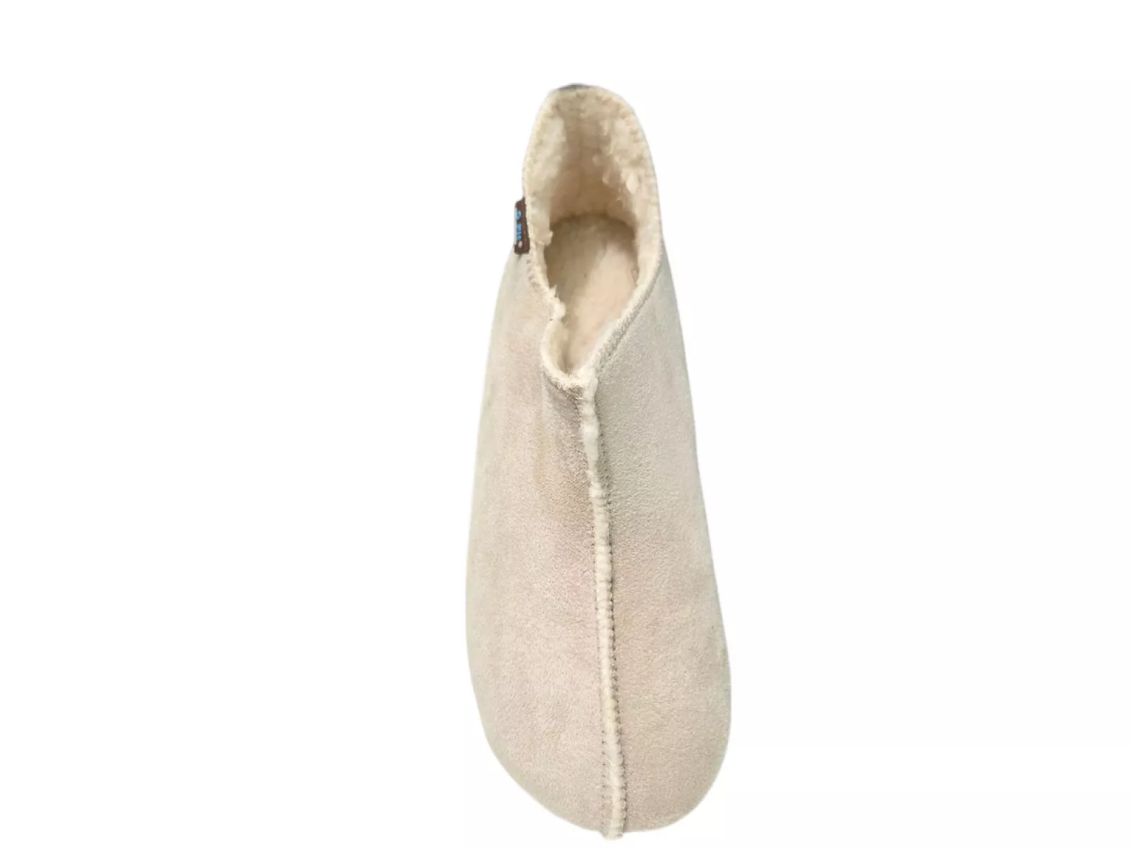 Q Fit Q Fit Madrid Suede Beige Gesloten Dames Pantoffels