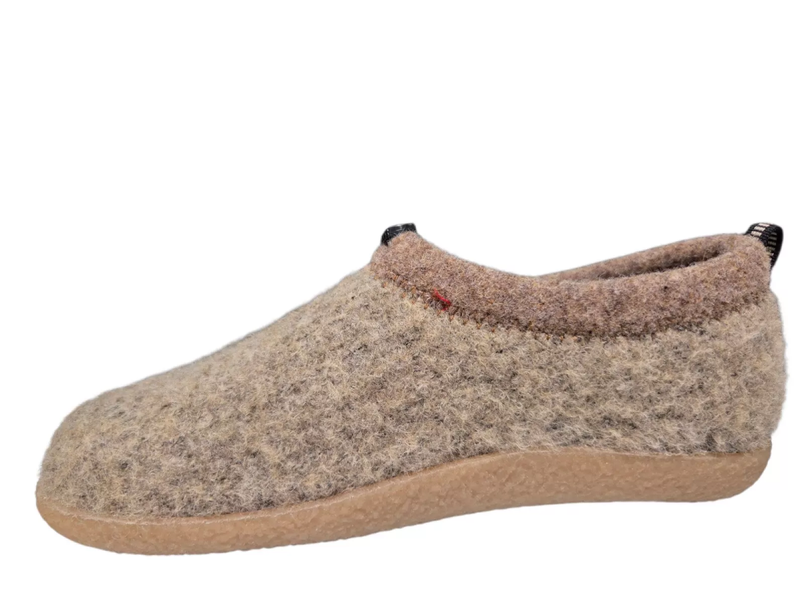 Q Fit Q Fit Ronald Wollen Beige Gesloten Heren Pantoffels