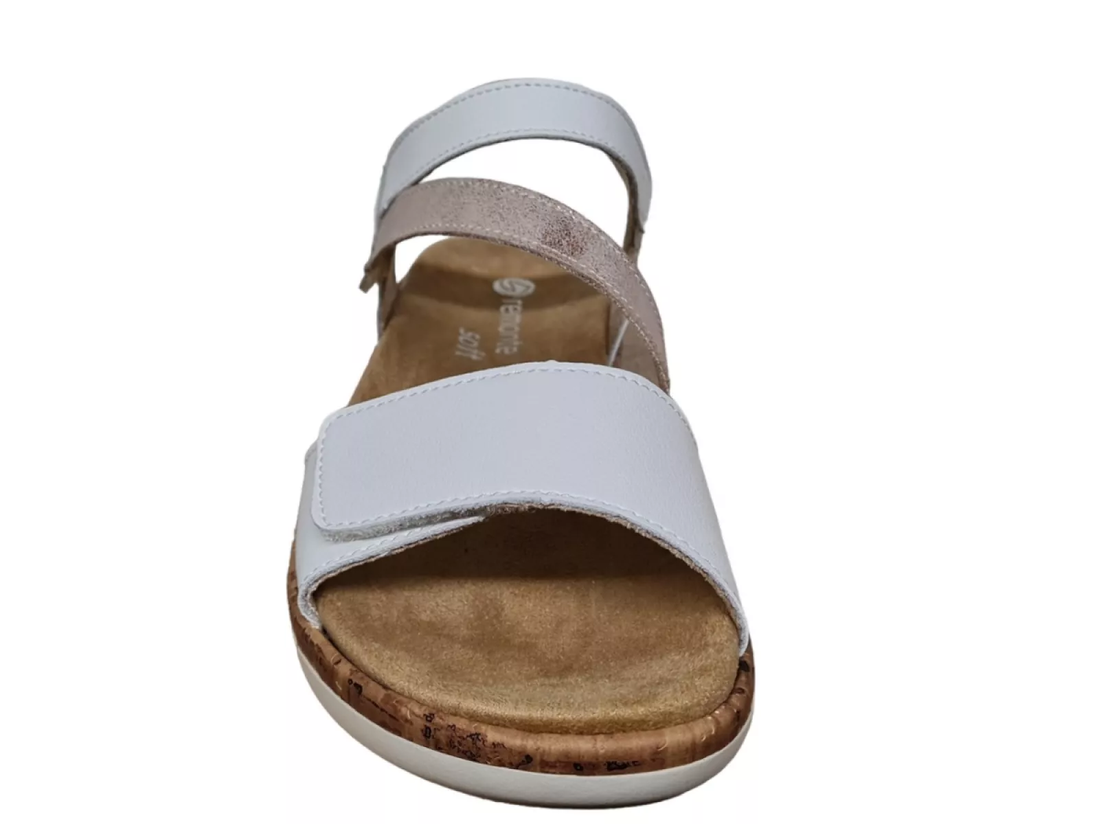 Remonte Remonte R6860-80 Witte Leren Dames Sandalen