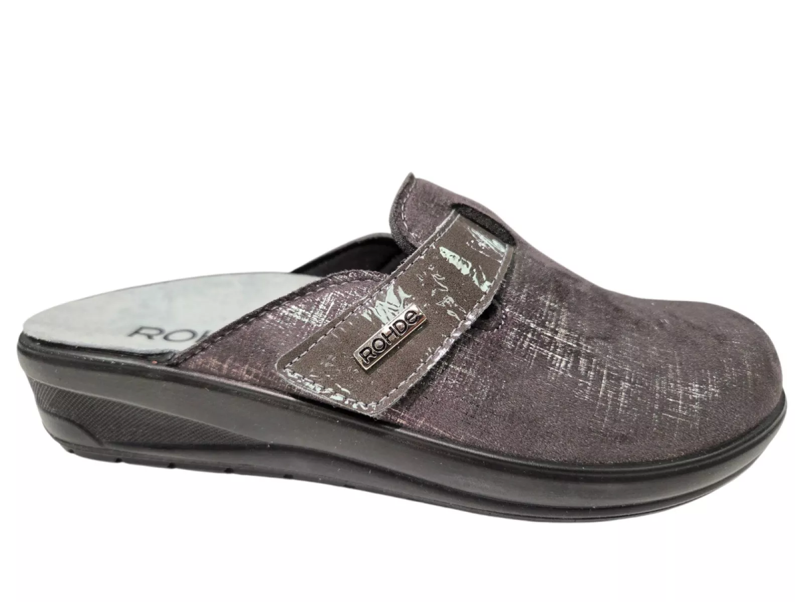 Rohde Rohde Grijze Open Dames Pantoffels