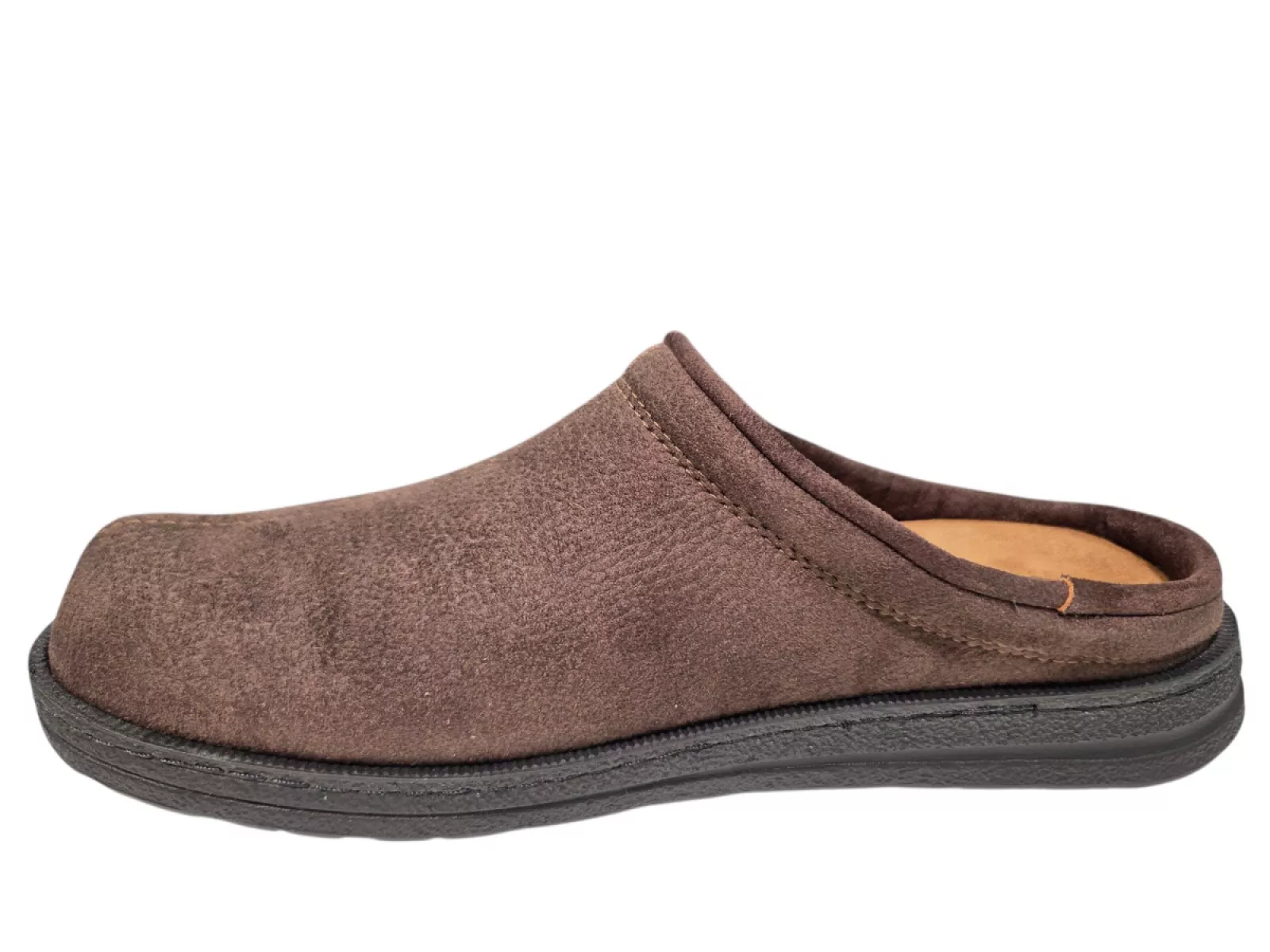 Rohde Rohde Bruine Leren Heren Open Pantoffels