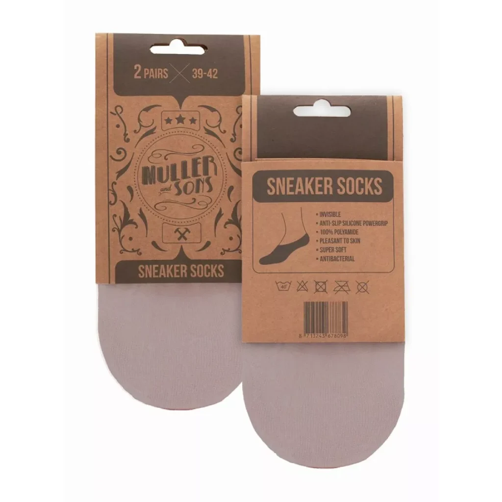 Frans Muller Frans Muller Sneaker Socks Beige 35-38