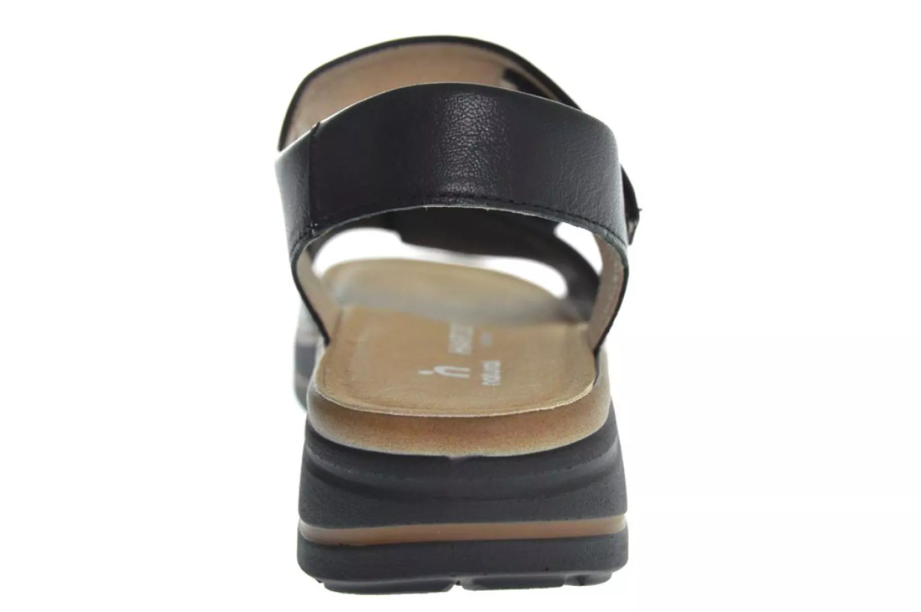 Hartjes Hartjes 132.2002/10 01.00 H Zwarte Leren Dames Sandalen